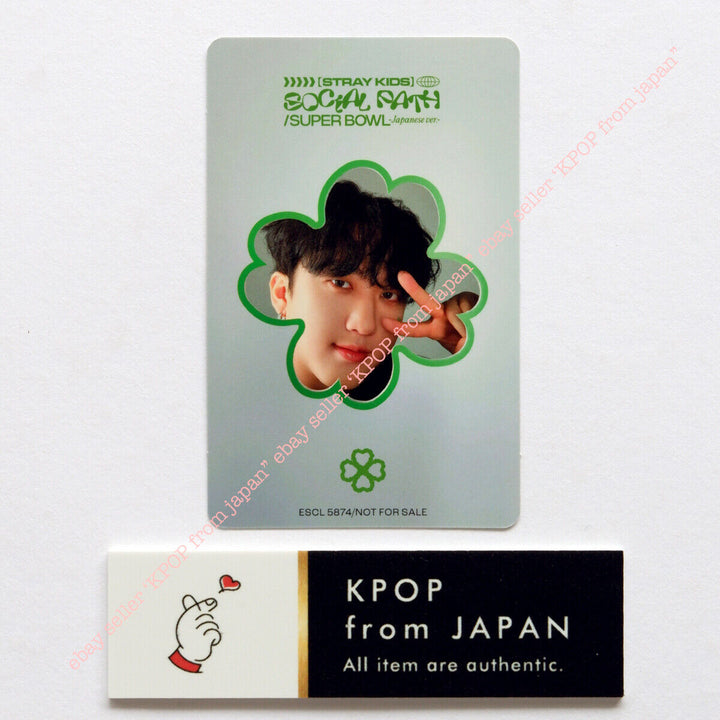 Changbin Stray Kids Social Path Tarjeta fotográfica oficial JAPAN POB FC Tarjeta fotográfica Fan 