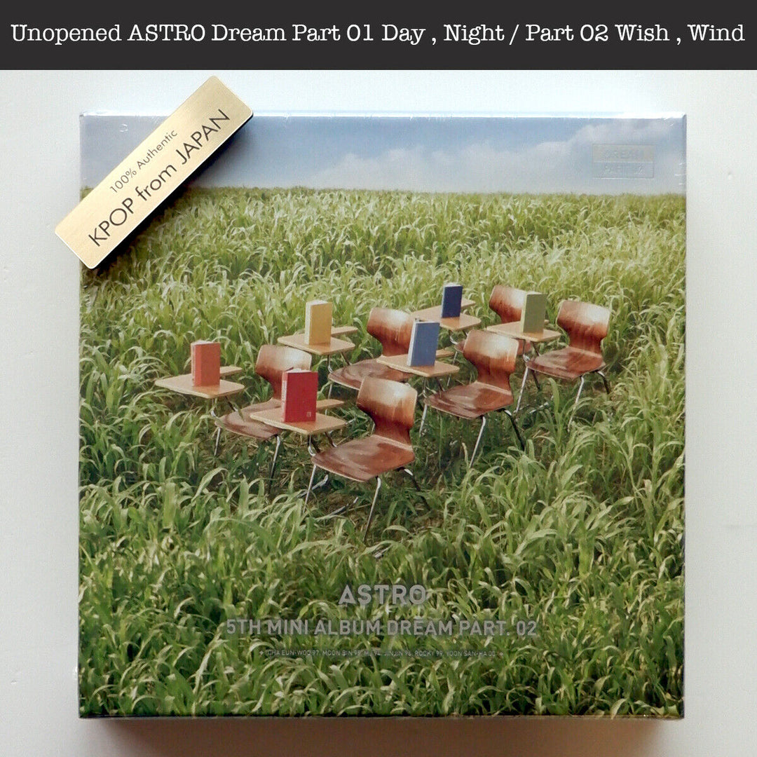 Unopened ASTRO Dream Part 01 Day , Night / Part 02 Wish , Wind Album Photocard