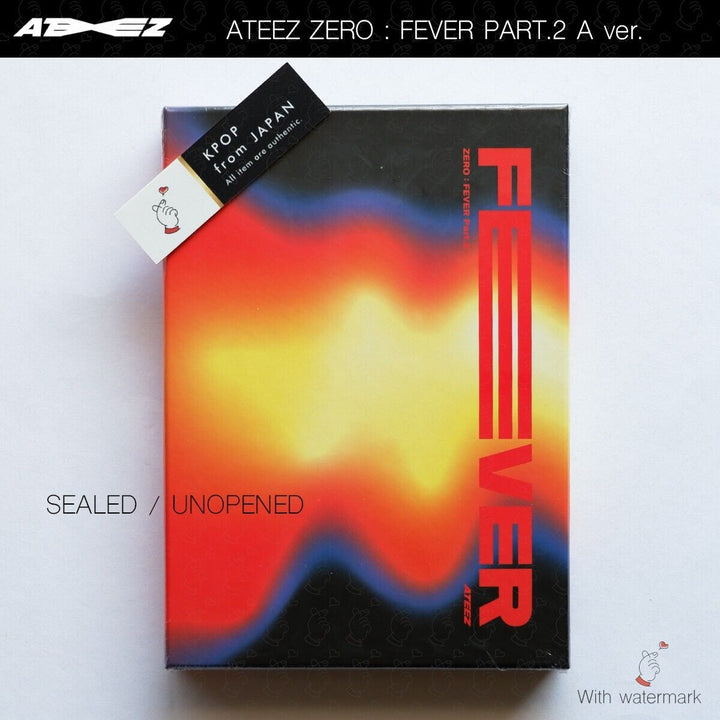 SEALED ATEEZ Zero Fever Part.2 A ver. Z ver. DIARY ver. 3Types Full Set