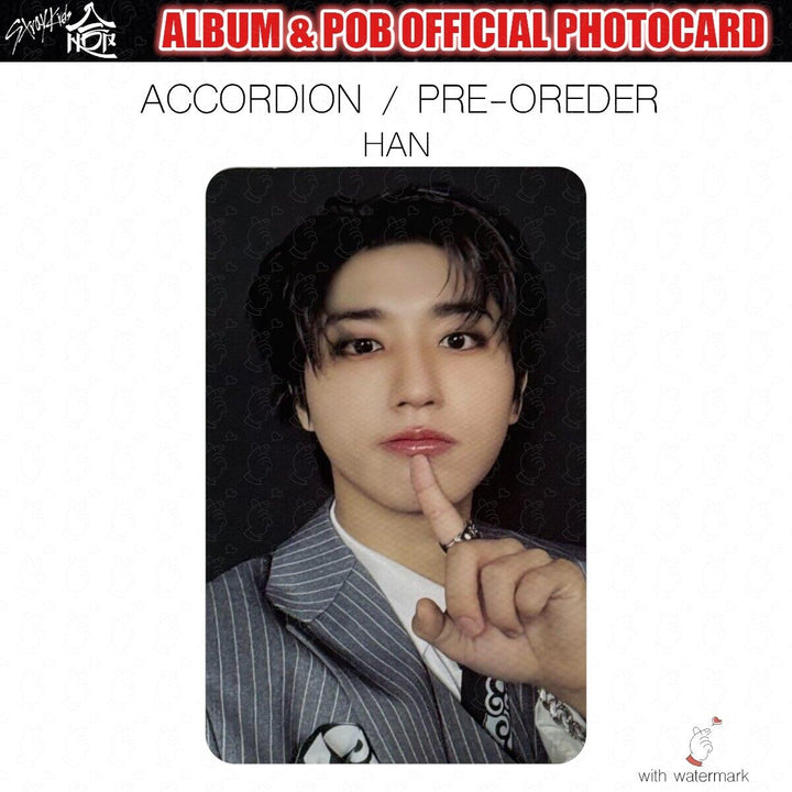 PRE STRAY KIDS SKZHOP HIPTAPE 合 HOP ALBUM PHOTO CARD JAPAN POB LUCKY DRAW