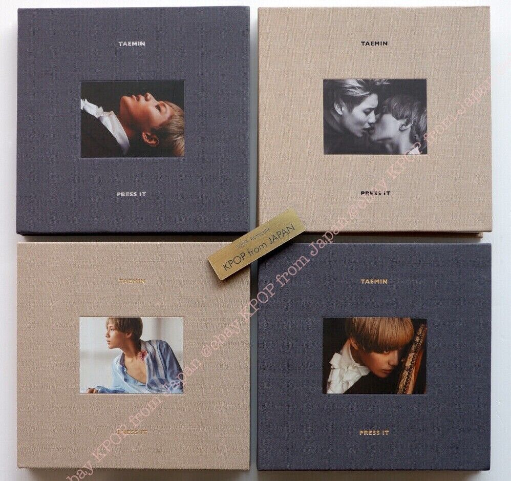 TAEMIN PRESS IT Select version CD  Photocard 1st full Korean Album Photo card