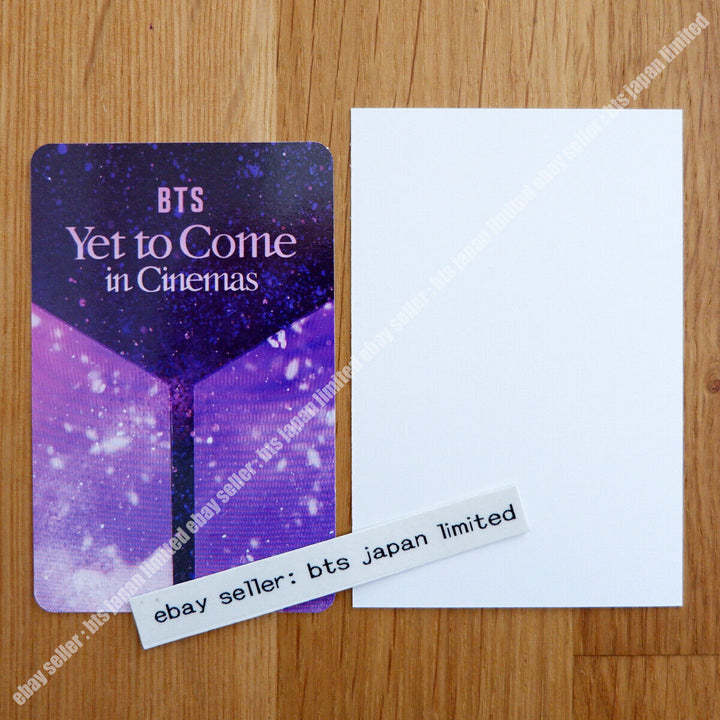 BTS Yet to Come in cinemas Official Photocard PC cinema RM JIN SUGA JIMIN V JK