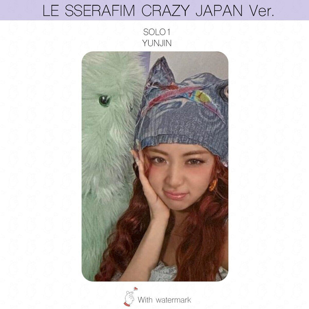 LE SSERAFIM CRAZY JAPAN ver. ALBUM POB LUCKY DRAW PHOTOCARD WEVERSE UMS HMV UNIT