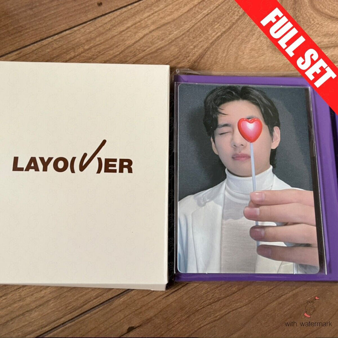 FULL SET BTS MERCH BOX #17 V Layover Taehyung from BTS JPFC FC ARMY