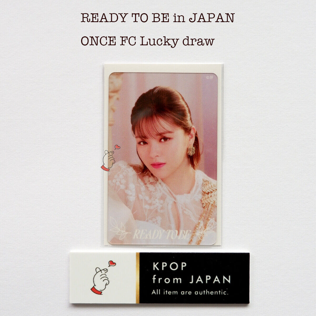 TWICE WORLD TOUR ' READY TO BE ' in JAPAN ONCE FC Lucky draw official photocard