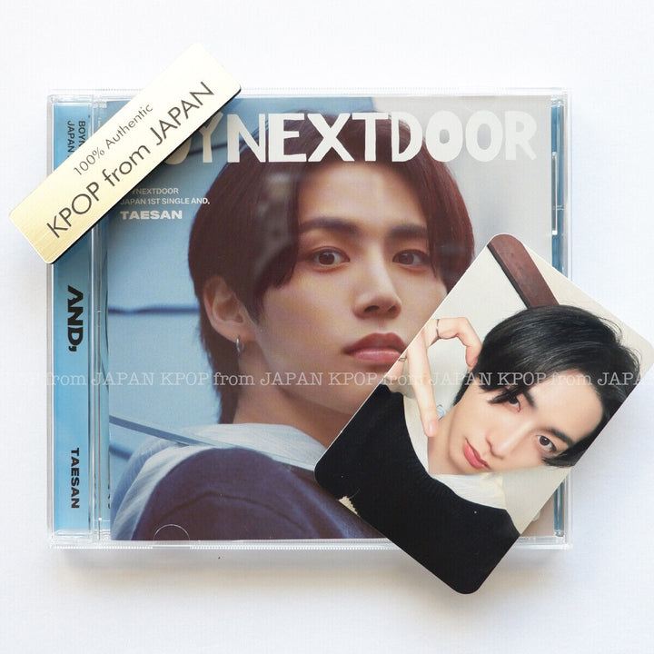 BOYNEXTDOOR AND, AND Japan SOLO CD + Photocard set JAEHYUN TAESUN LEEHAN SUNGHO