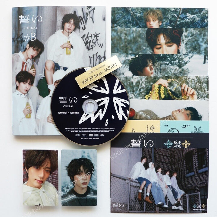 BEOMGYU TXT JAPAN CHIKAI Weverse CD + Official Photocard set / POB SOLO