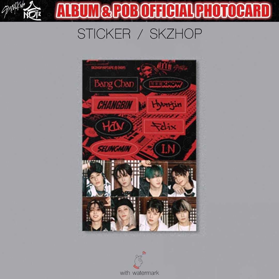 PRE STRAY KIDS SKZHOP HIPTAPE 合 HOP ALBUM PHOTO CARD JAPAN POB LUCKY DRAW