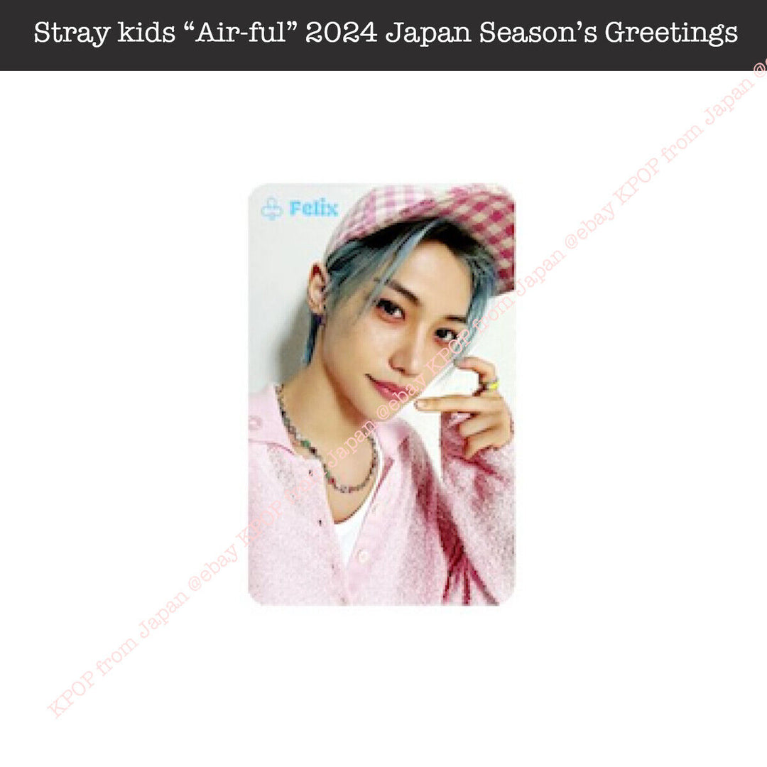 Stray Kids Air-ful JYP POB Photocard 4-cut 2024 JAPAN SEASON’S GREETINGS SEASONS