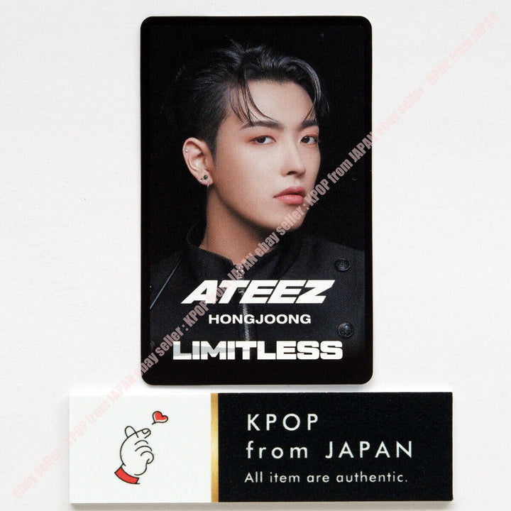 HONGJOONG ATEEZ Limitless Tarjeta fotográfica oficial ATINY Tower registra el sorteo de HMV 