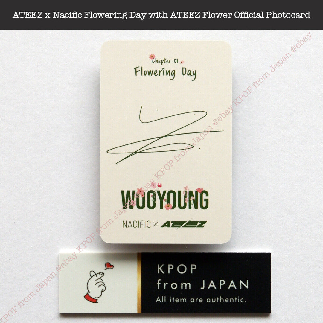 ATEEZ x Nacific Flowering Day with ATEEZ Flower Official Photocard