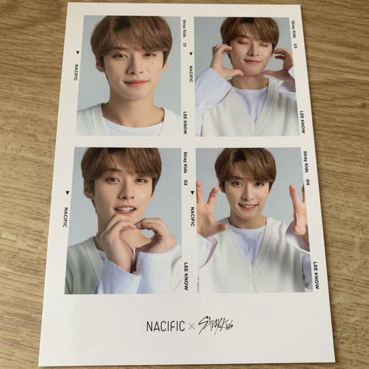 Stray Kids Lee Know NACIFIC Beneficios Tarjeta fotográfica oficial de 4 cortes PC 