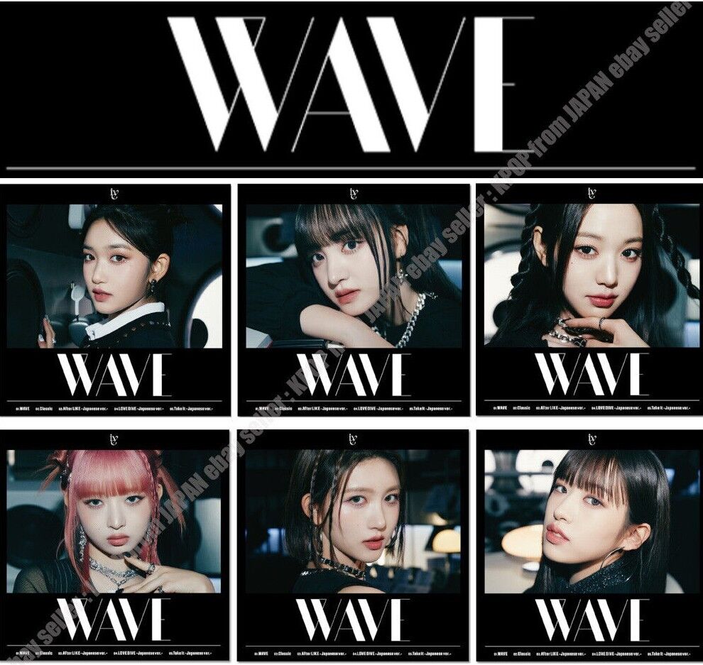 IVE WAVE DIVE Japan fanclub ver. WONYOUNG REI LIZ LEESEO GAEUL YUJIN