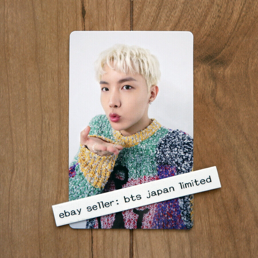 BTS W member benefits for JAPAN FC and mobile members Official Photo card Fan