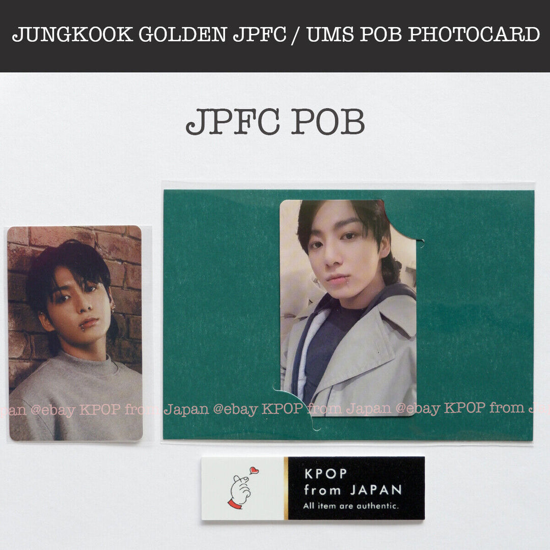 JUNG KOOK GOLDEN JPFC UMS POB Official Photocard JK PRE Benefit BTS