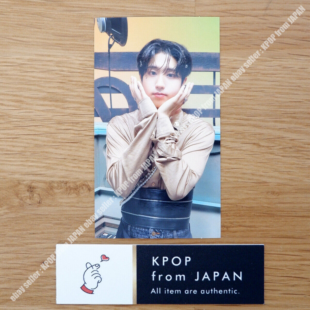 Han Stray Kids THE SOUND Tarjeta fotográfica oficial JAPAN POB FC Fanclub Tarjeta fotográfica PC 