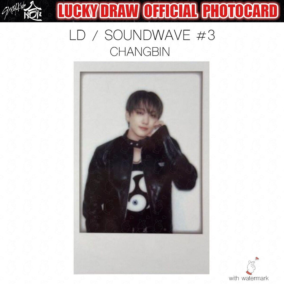 PRE STRAY KIDS HOP LUCKY DRAW SOUNDWAVE POP-UP OFFICIAL PHOTOCARD POLAROID POPUP