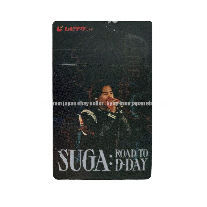 SUGA ROAD TO D-DAY Movie JAPAN Limited Official Photo Card 1st 2nd POB Photocard