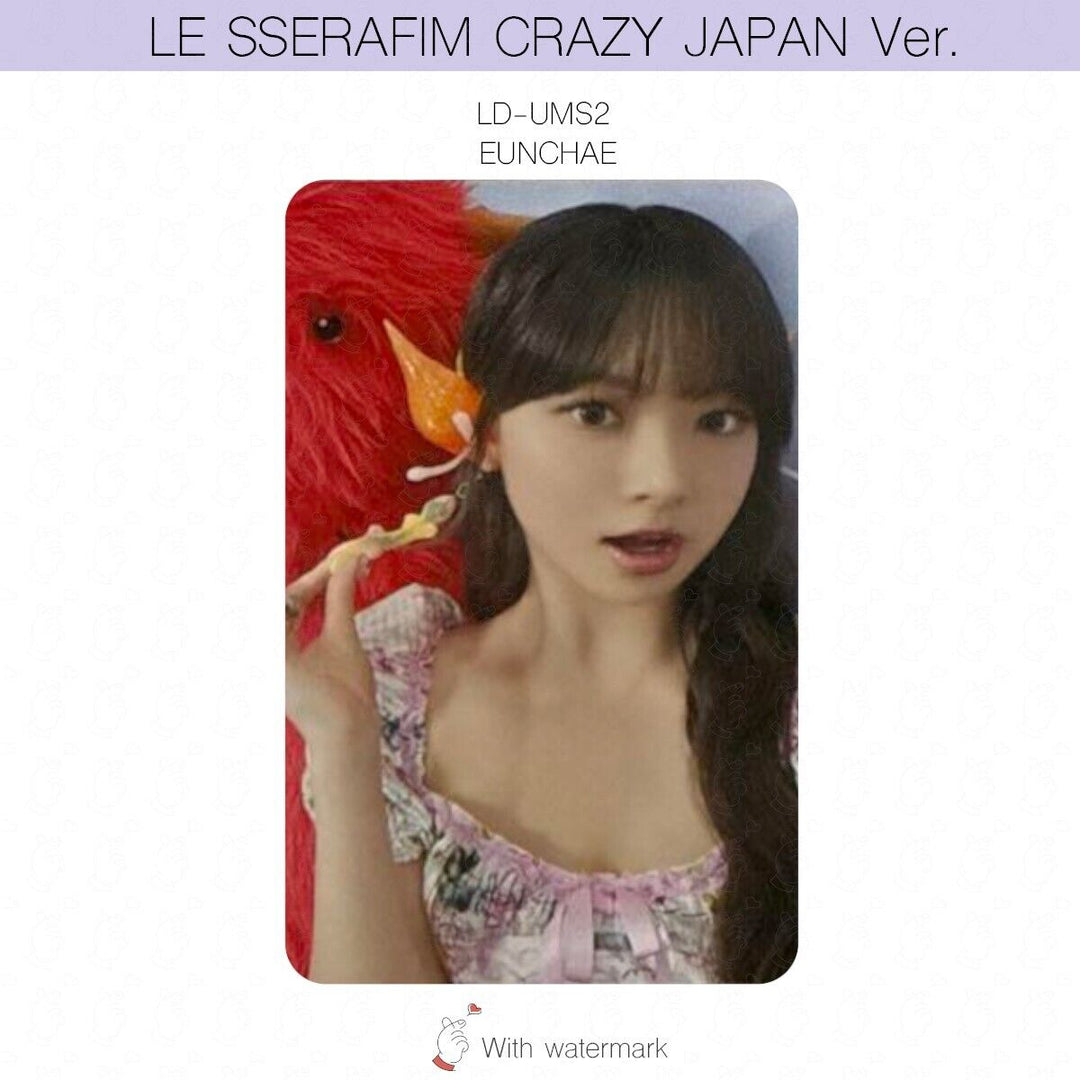 LE SSERAFIM CRAZY JAPAN ver. ALBUM POB LUCKY DRAW PHOTOCARD WEVERSE UMS HMV UNIT