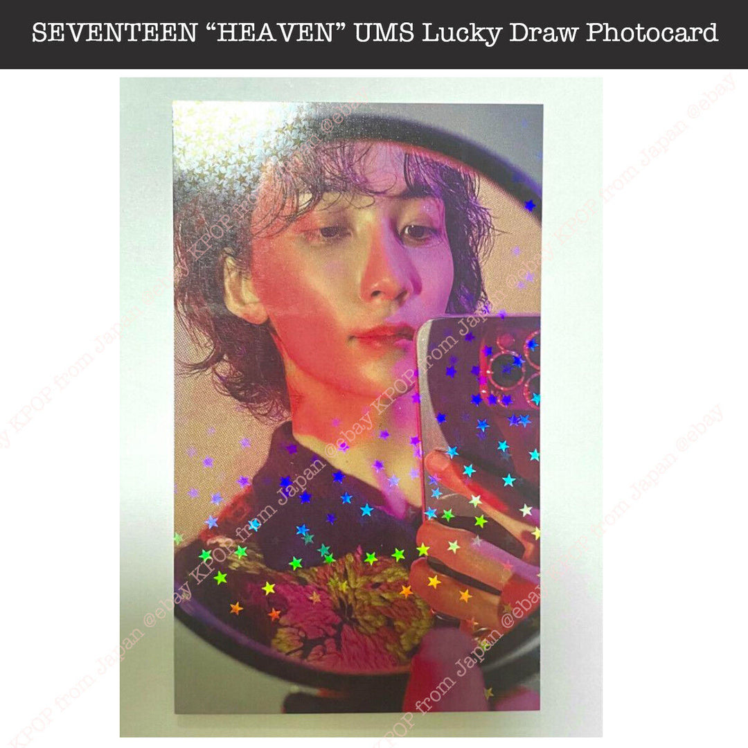 SEVENTEEN HEAVEN UMS Lucky draw official photocard Universal Music Store