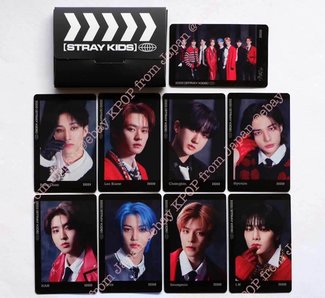 Stray Kids Live Photo Japan Juego de tarjetas fotográficas oficiales A + B camino social 5 estrellas ROCK 