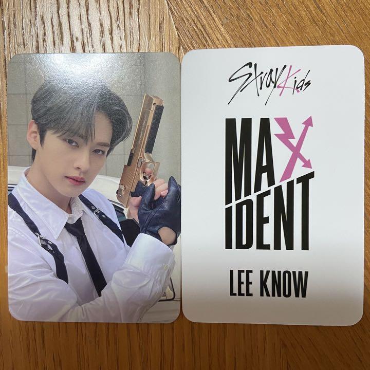 Stray Kids MAXIDENT Music Korea Photocard Hyunjin Felix Han Lee Know BangChan