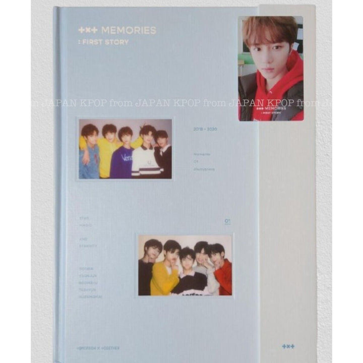 Beomgyu TXT Memories First Story Photobook Poster 4 disc Official Photocard set