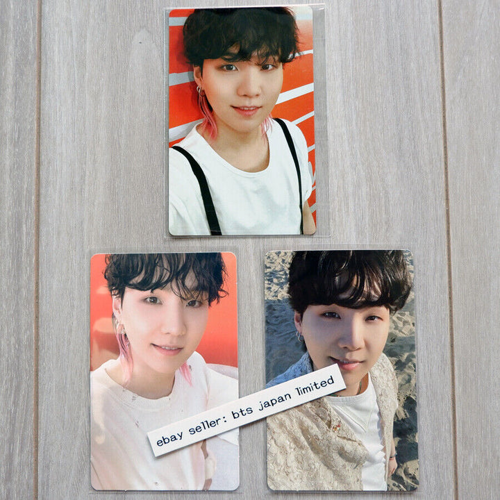 BTS SUGA Butter Tarjeta fotográfica oficial Cream Peaches Club de fans Selfie PC 