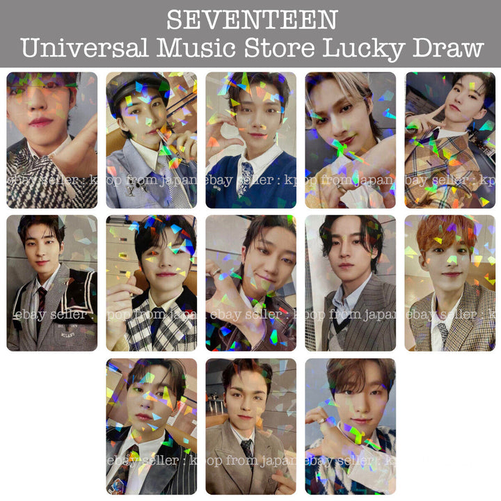 SEVENTEEN FML UMS Tarjeta fotográfica oficial del sorteo Universal Music Store Tarjeta fotográfica 