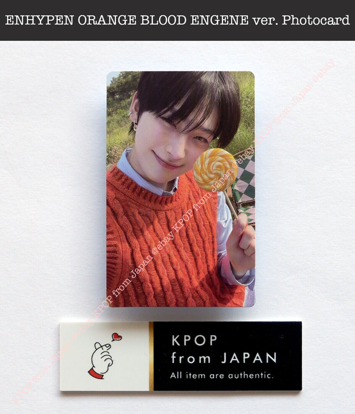 ENHYPEN ORANGE BLOOD ENGENE ver. Official Photocard Postcard