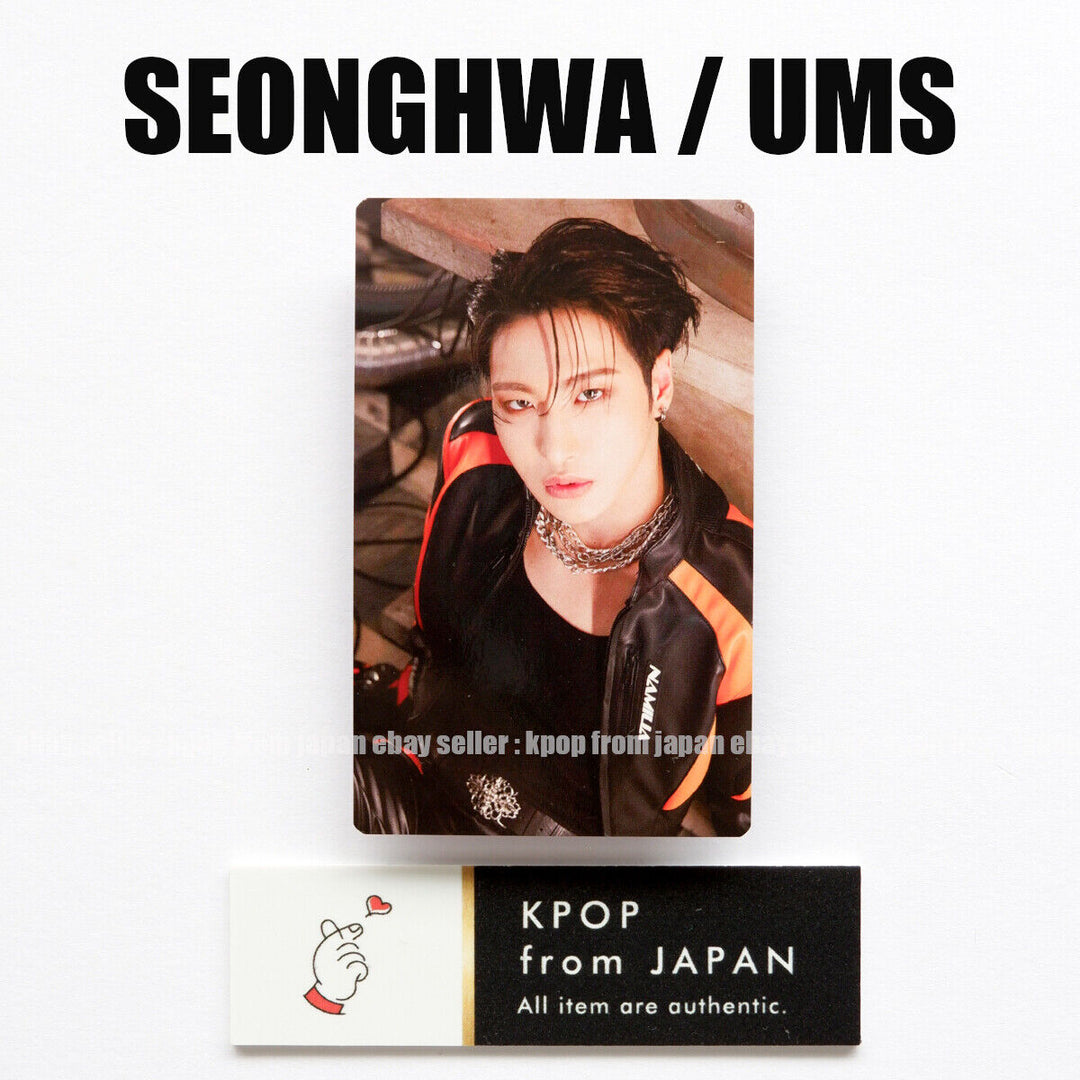 SEONGHWA ATEEZ THE WORLD EP.2:OUTLAW POB Tarjeta fotográfica del sorteo Rakuten UMS Japón 