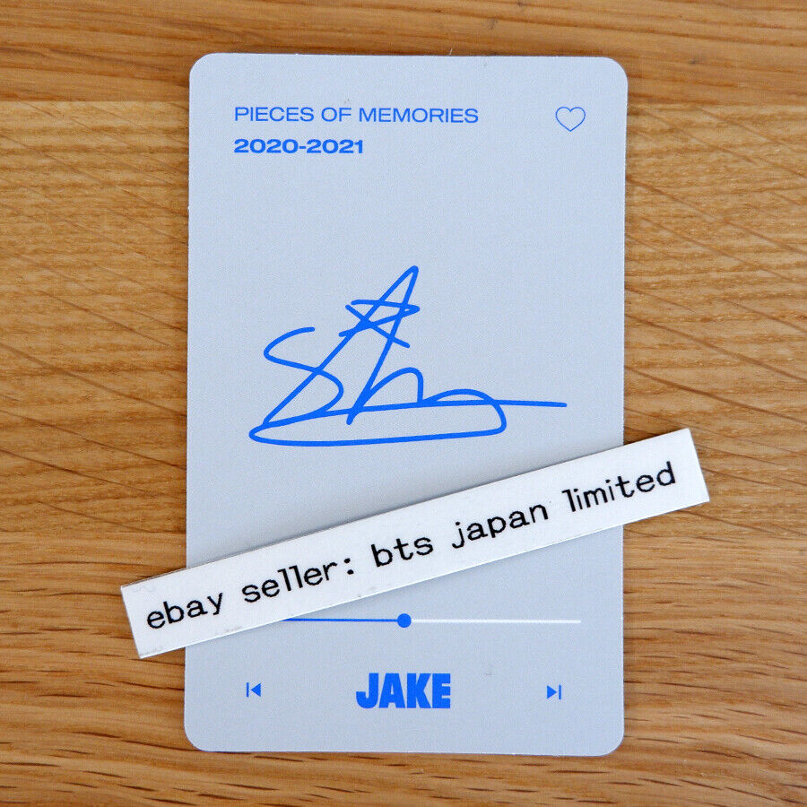 ENHYPEN JAKE Memories : Step 1 Official Photocard DVD DIGI CODE POM