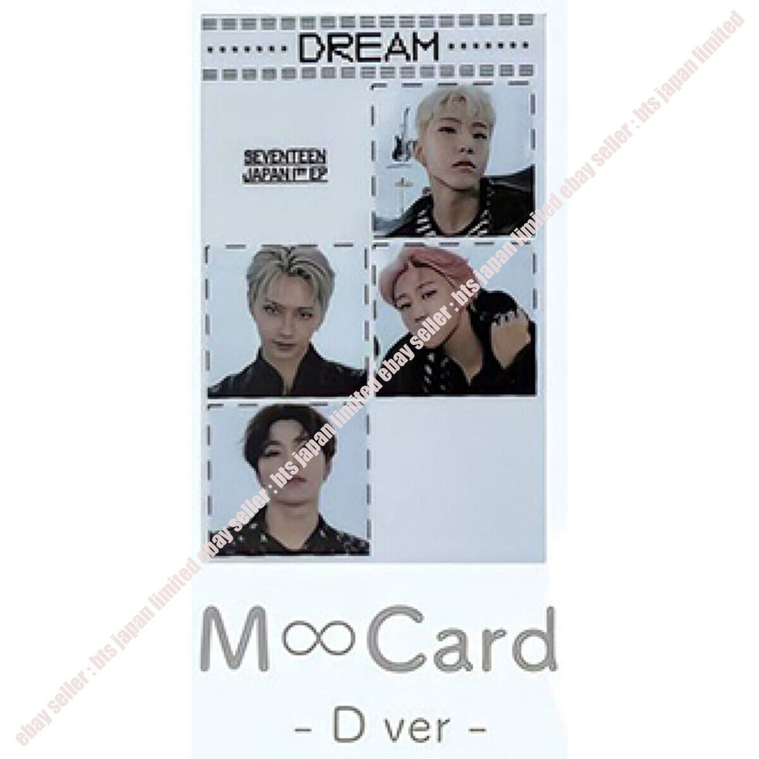 SEVENTEEN Dino DREAM Limited Tarjeta fotográfica oficial ABCDSF CARAT Fan club PC 