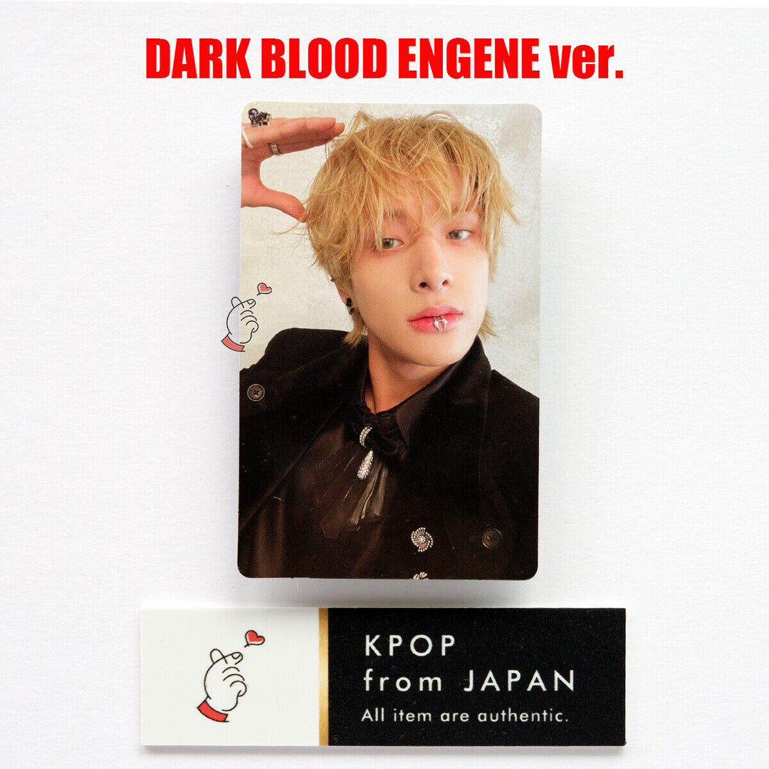 ENHYPEN DARK BLOOD ENGENE ver Tarjeta fotográfica oficial JUNGWON SUNGHOON HEESEUNG SUNOO 