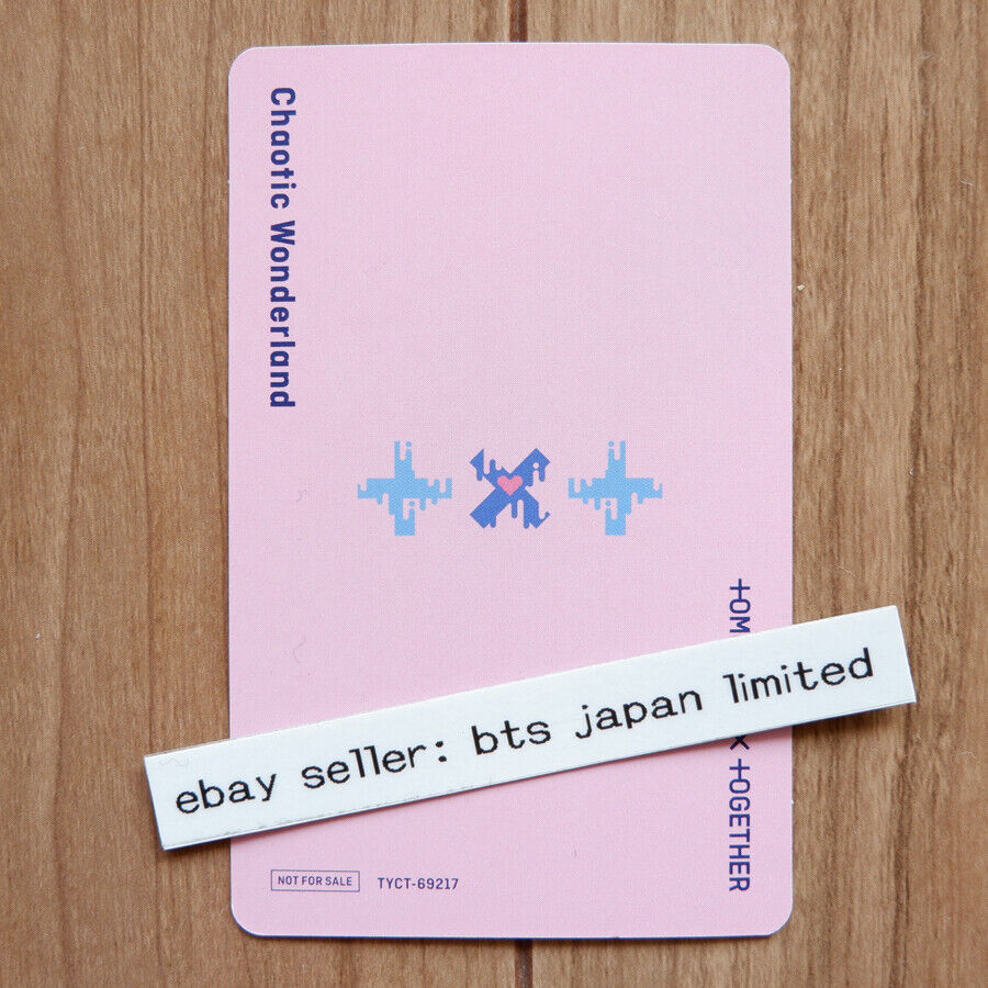 TXT Chaotic Wonderland Limited B ver. Unidad oficial PhotoCard Photo Card PC 