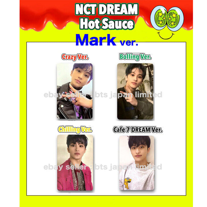 NCT DREAM Hot Sauce Mark Tarjeta fotográfica oficial PC Crazy Bolling Chilling Cafe 7 