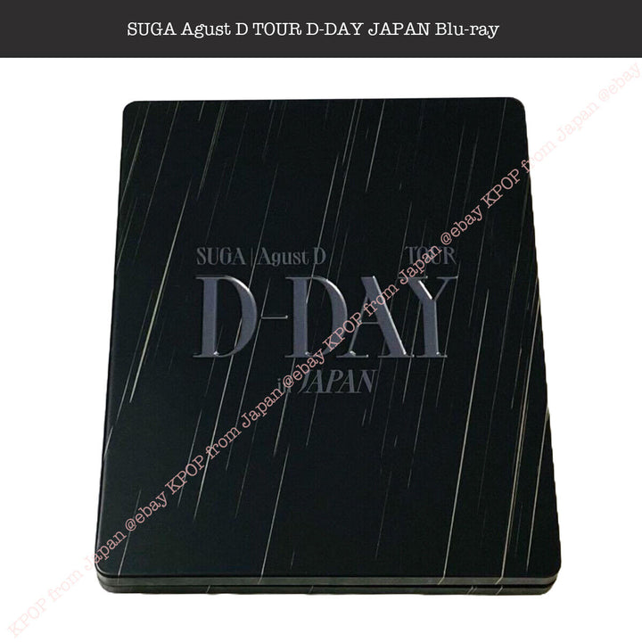 USED SUGA Agust D TOUR D-DAY JAPAN Official Blu-ray or DVD ONLY Nothing else