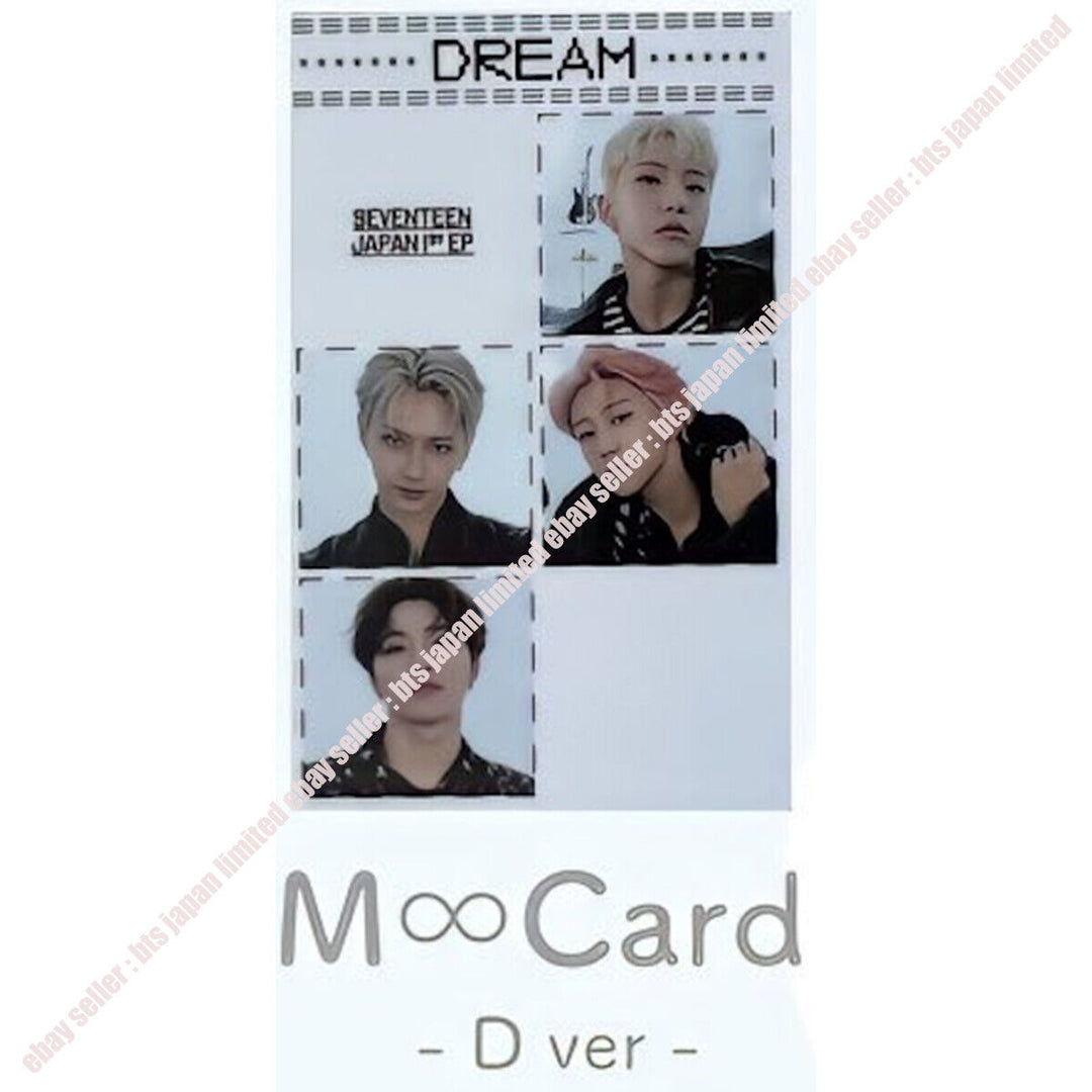 SEVENTEEN Jun DREAM Limited Official Photocard A B C D S F CARAT Fan club PC