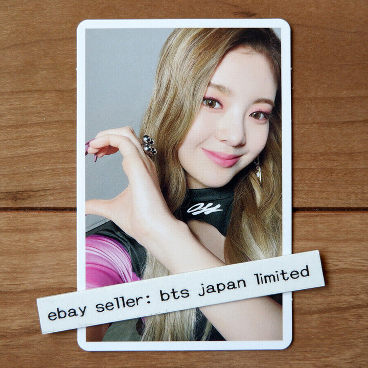 ITZY LIA IT'z Tarjeta fotográfica oficial Tarjeta fotográfica AB 1st Limited Japan PC 