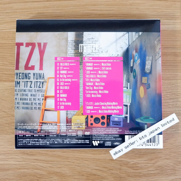 Used IT'z ITZY 1st limited A , B , Normal ver. Official