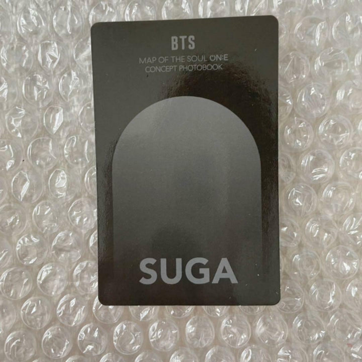 BTS SUGA CLUE ROUTE HOLOGRAM MAP OF THE SOUL MOS ONE CONCEPT BOOK Photo card