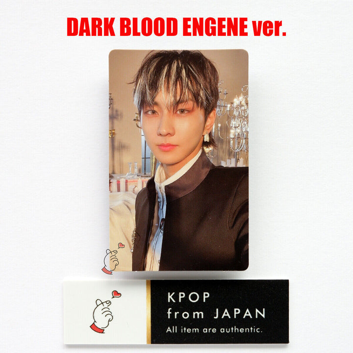 ENHYPEN DARK BLOOD ENGENE ver Tarjeta fotográfica oficial JUNGWON SUNGHOON HEESEUNG SUNOO 