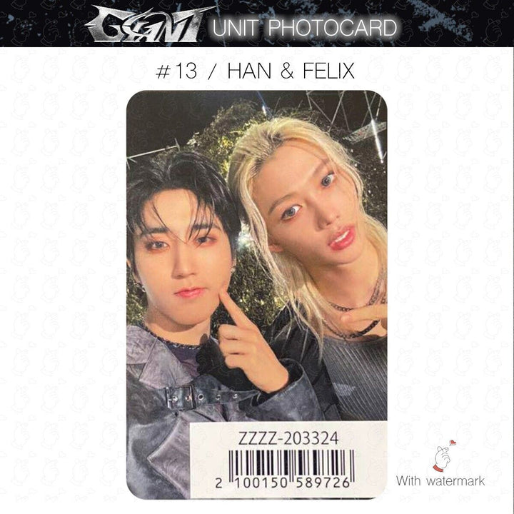 STRAY KIDS GIANT JAPAN 2ND FULL ALBUM UNIT POB PHOTOCARD STAY FC BENEFIT