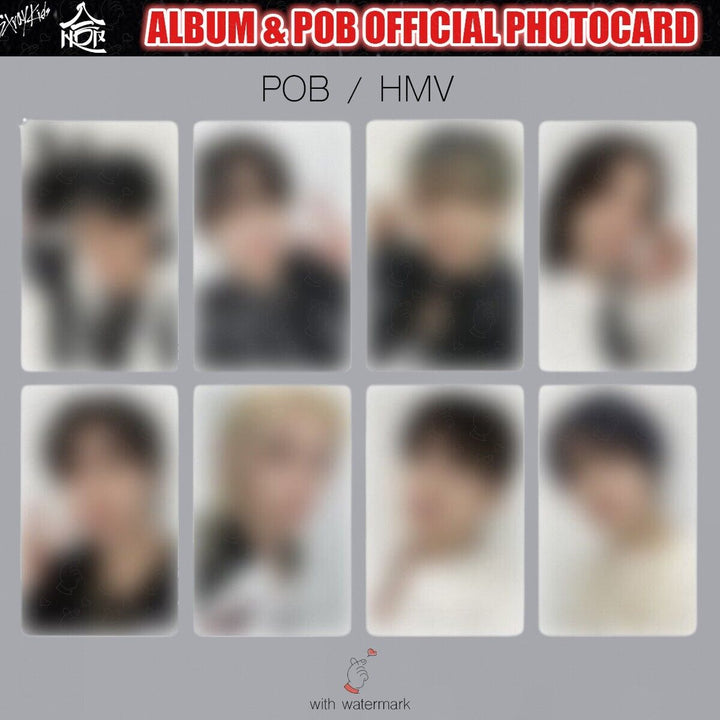 PRE STRAY KIDS SKZHOP HIPTAPE 合 HOP ALBUM PHOTO CARD JAPAN POB LUCKY DRAW