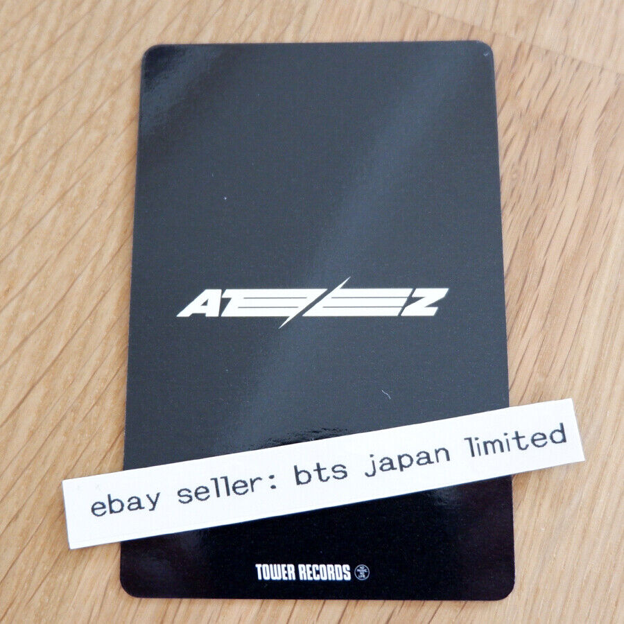 ATEEZ THE WORLD EP.1: MOVEMENT Tower Records POB Tarjeta fotográfica oficial Sorteo 