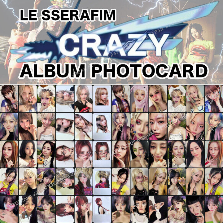 LE SSERAFIM CRAZY ALBUM OFFICIAL PHOTOCARD WEVERSE COMPACT BALACLAVA