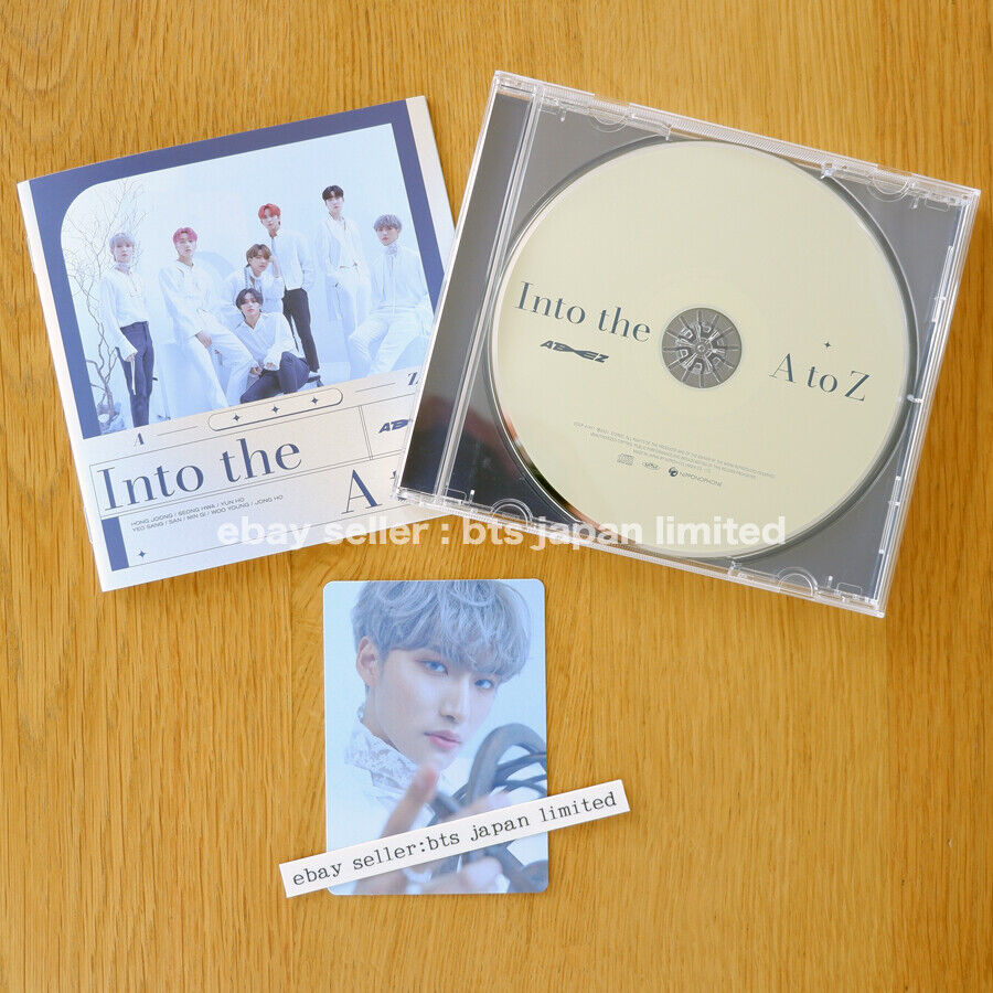 ATEEZ Into the A to Z Álbum original 1CD + Set de tarjetas fotográficas oficiales 