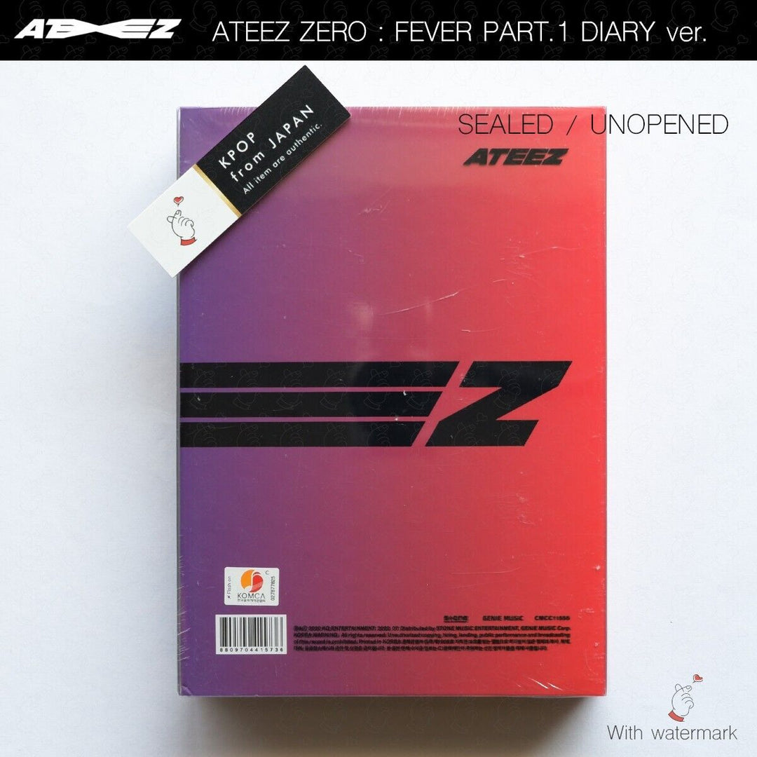 SEALED ATEEZ Zero Fever Part.1 THANXX INCEPTION DIARY ver. 3Types Full Set