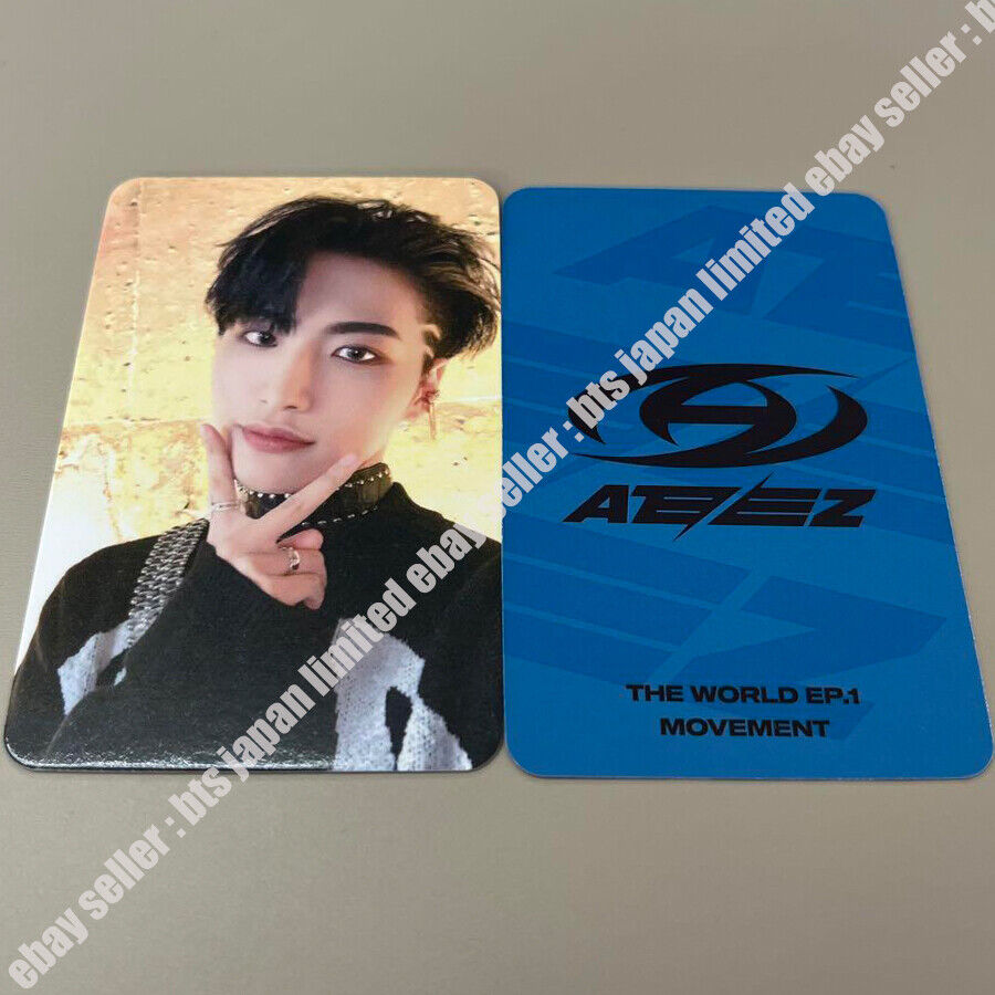 ATEEZ THE WORLD EP.1: MOVEMENT SoundWave POB Official Photocard Lucky draw