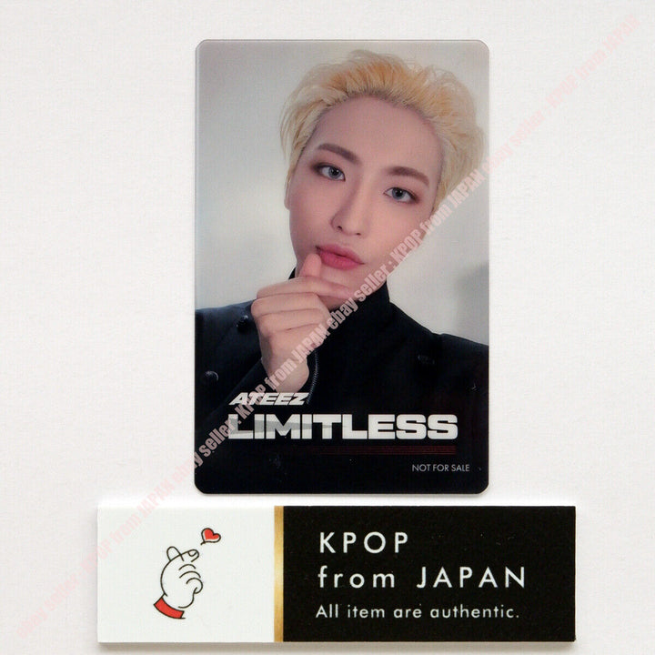 SEONGHWA ATEEZ Limitless Official Photocard ATINY Tower records HMV Lucky draw